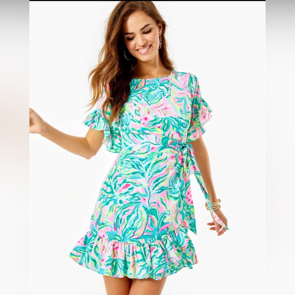 Lilly Pulitzer DARLAH STRETCH DRESS Multi One In A Melon